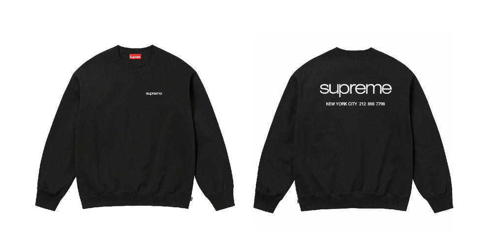 Supreme Shop Crewneck – Black