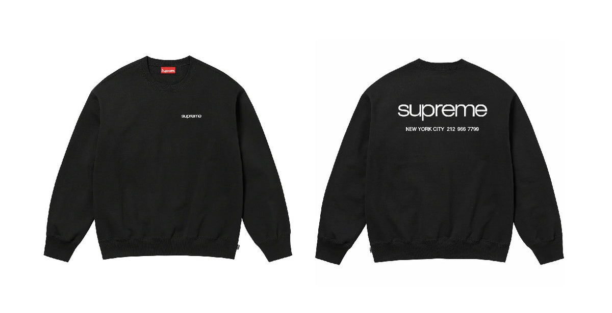 Supreme Shop Crewneck – Black