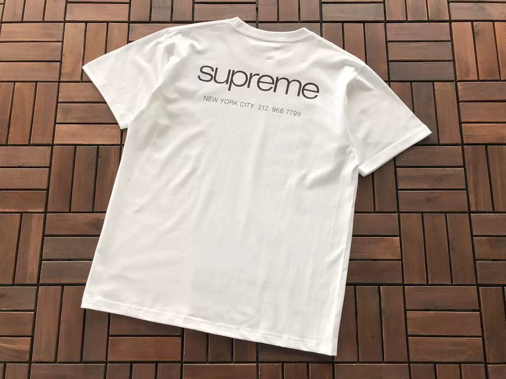 Supreme New York City Logo T-Shirt - White