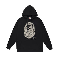 BAPE White Camo APE Head Pullover Hoodie