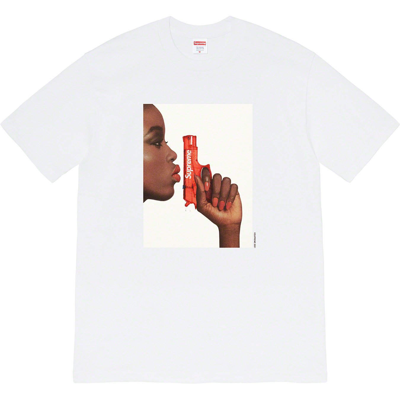Supreme Graphic Tee – White / Multi