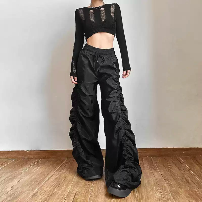 Sisjuly "It Girl" Slouchy High-Waist Flares