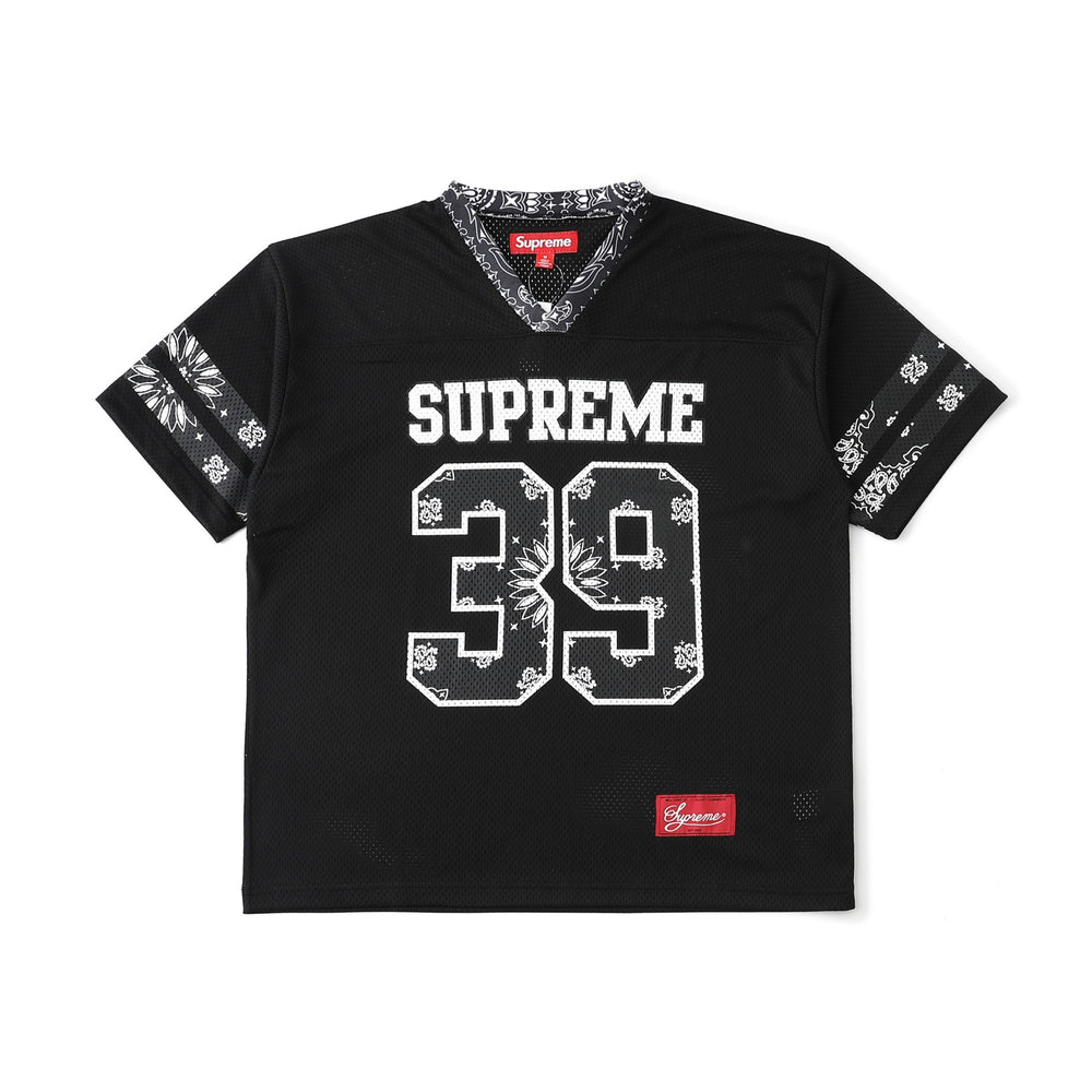 Supreme Bandana Football Jersey – Black