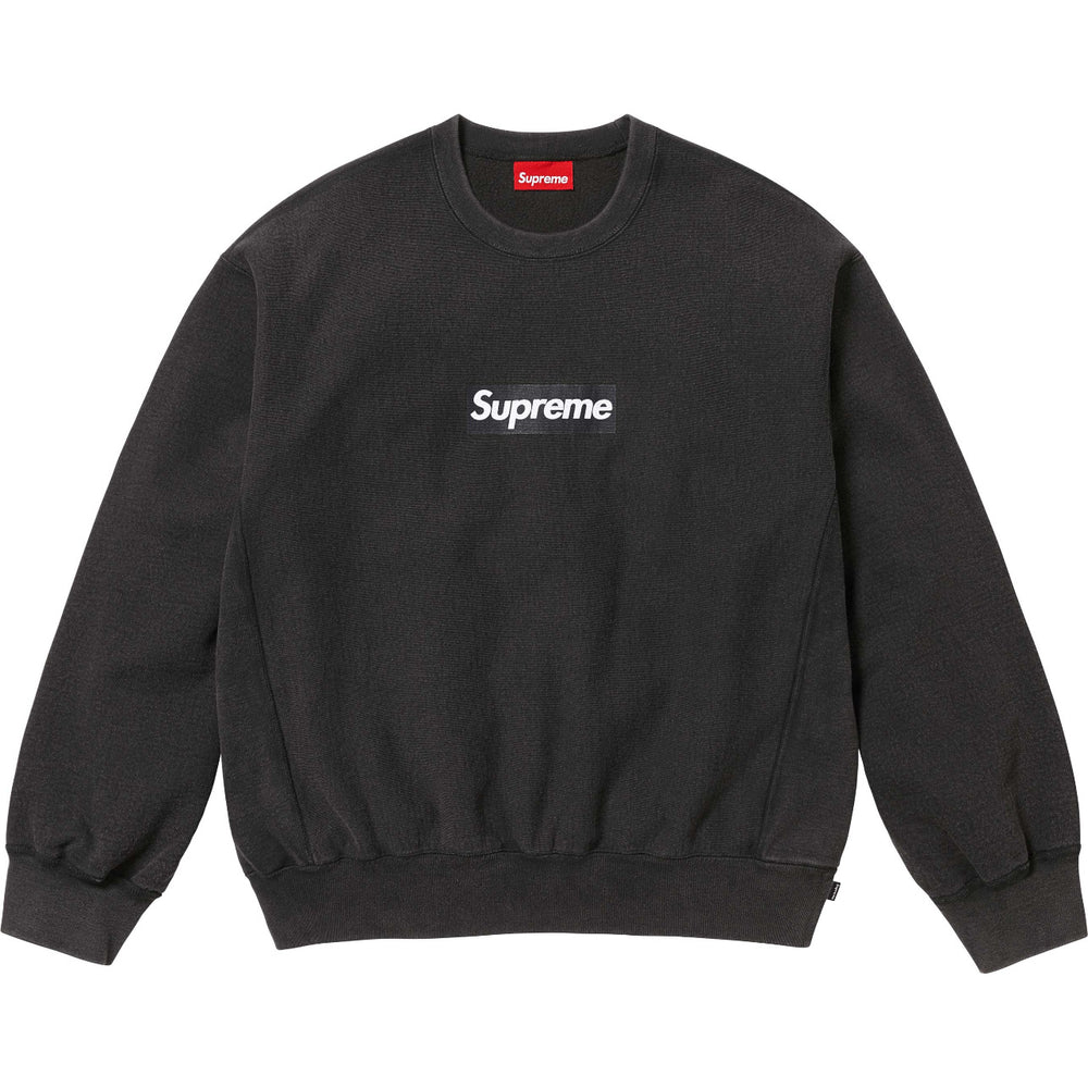 Supreme Inside Out Box Logo Crewneck – Black