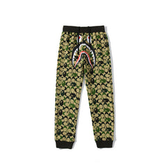 BAPE Shark Head Pants 3D Printed Casual Loose Men's and Women's Sports Casual Sanitary Pants Order Light Mature Casual Mid Waist (8)