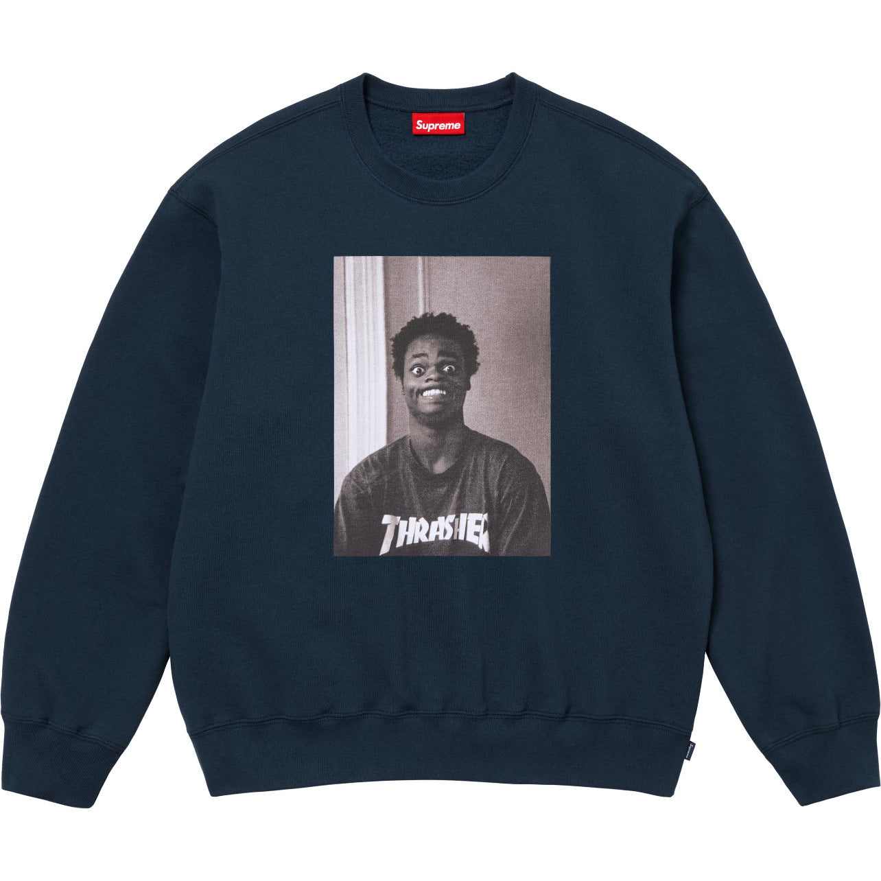 Supreme x Thrasher Photo Crewneck – Navy