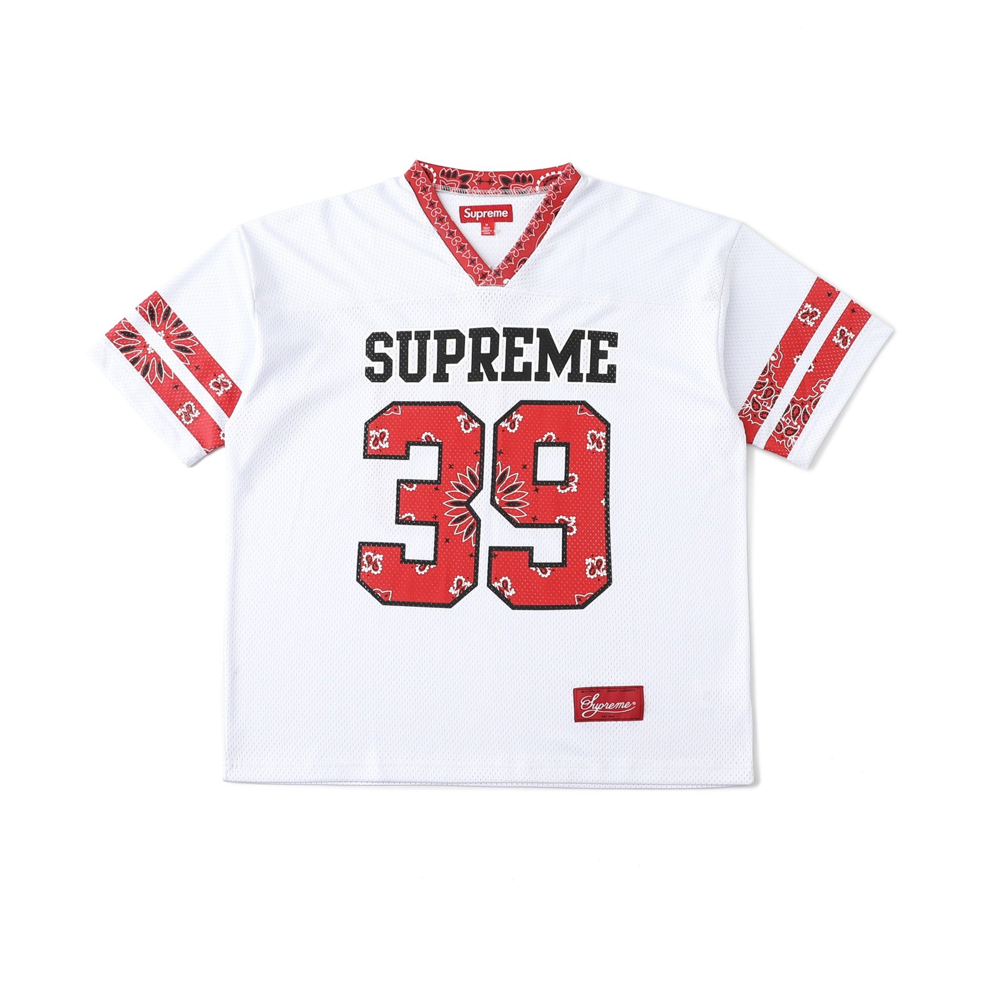 Supreme Bandana Football Jersey – White