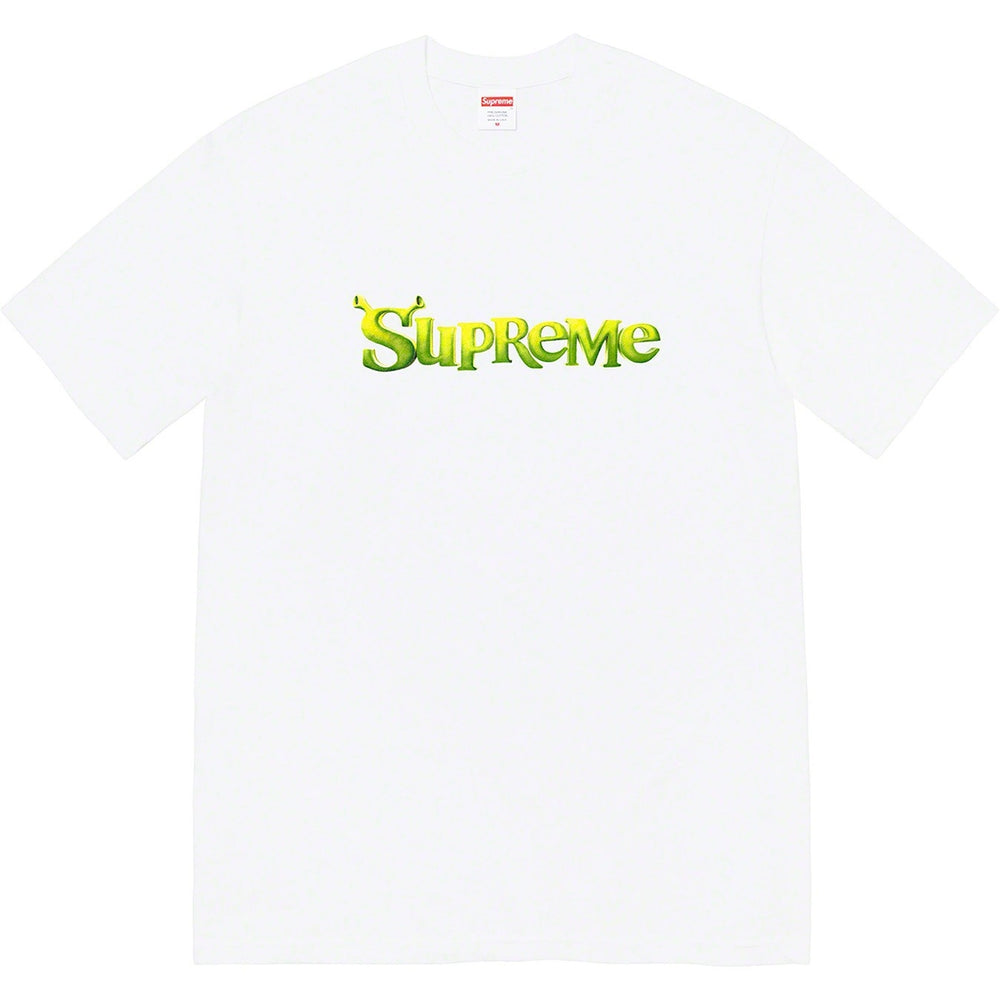 Supreme Shrek Logo Tee – White / Green