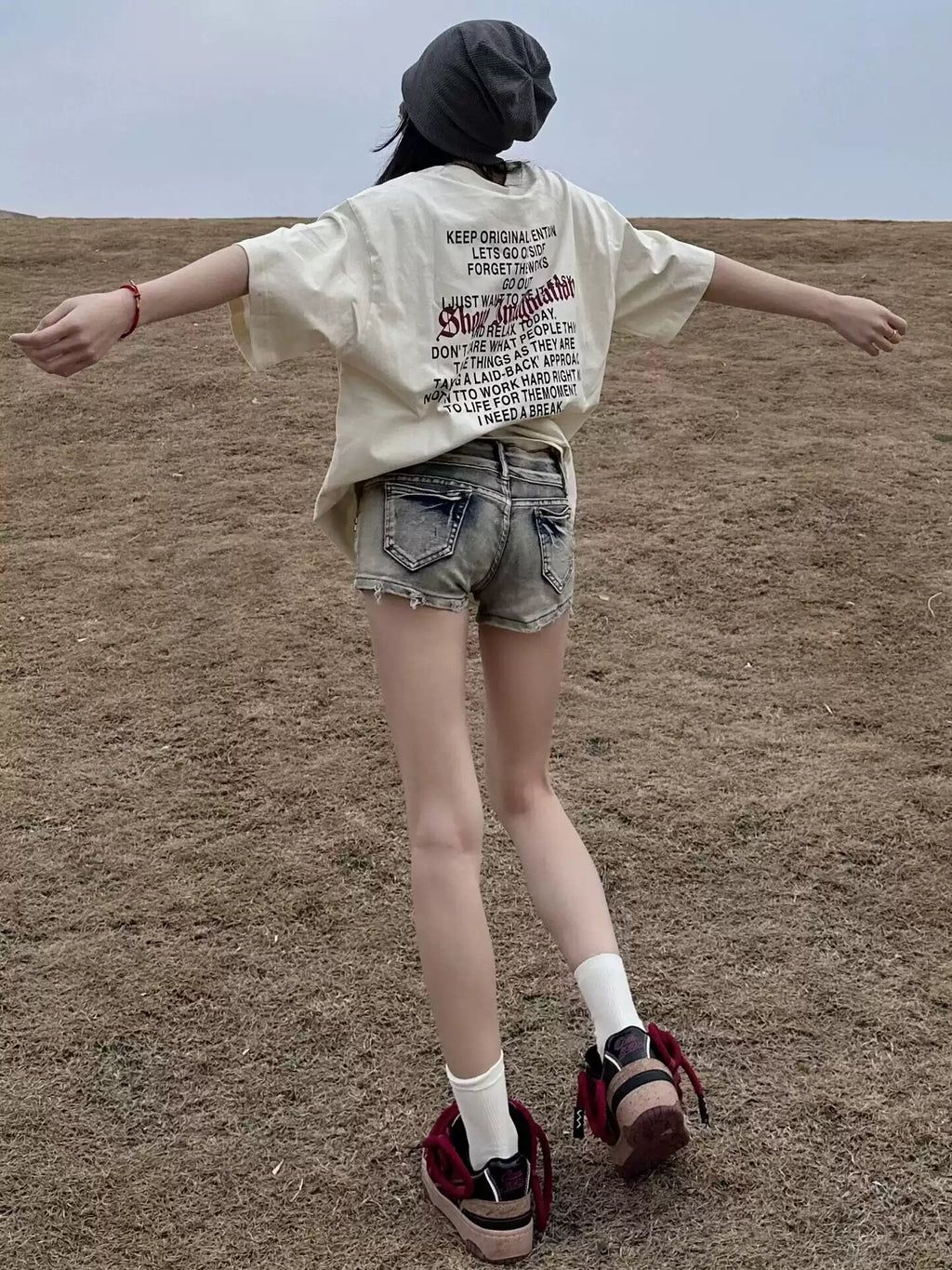 Sisjuly Frayed Edge Denim Shorts
