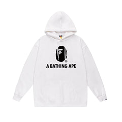 BAPE White APE Head Pullover Hoodie
