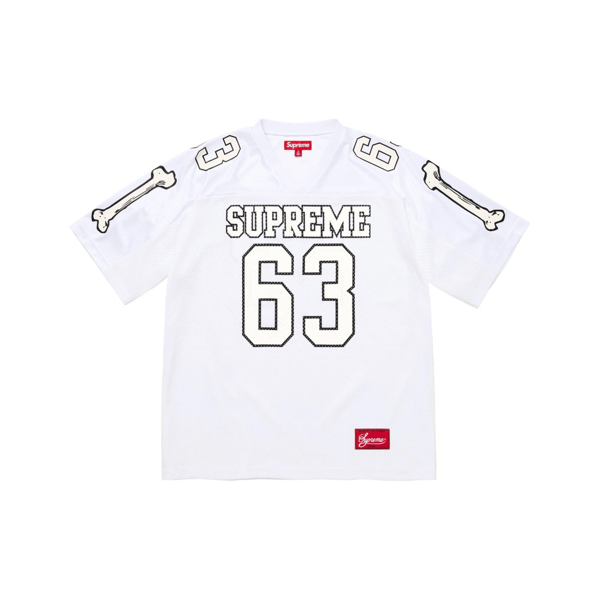 Supreme Bones Football Jersey – White