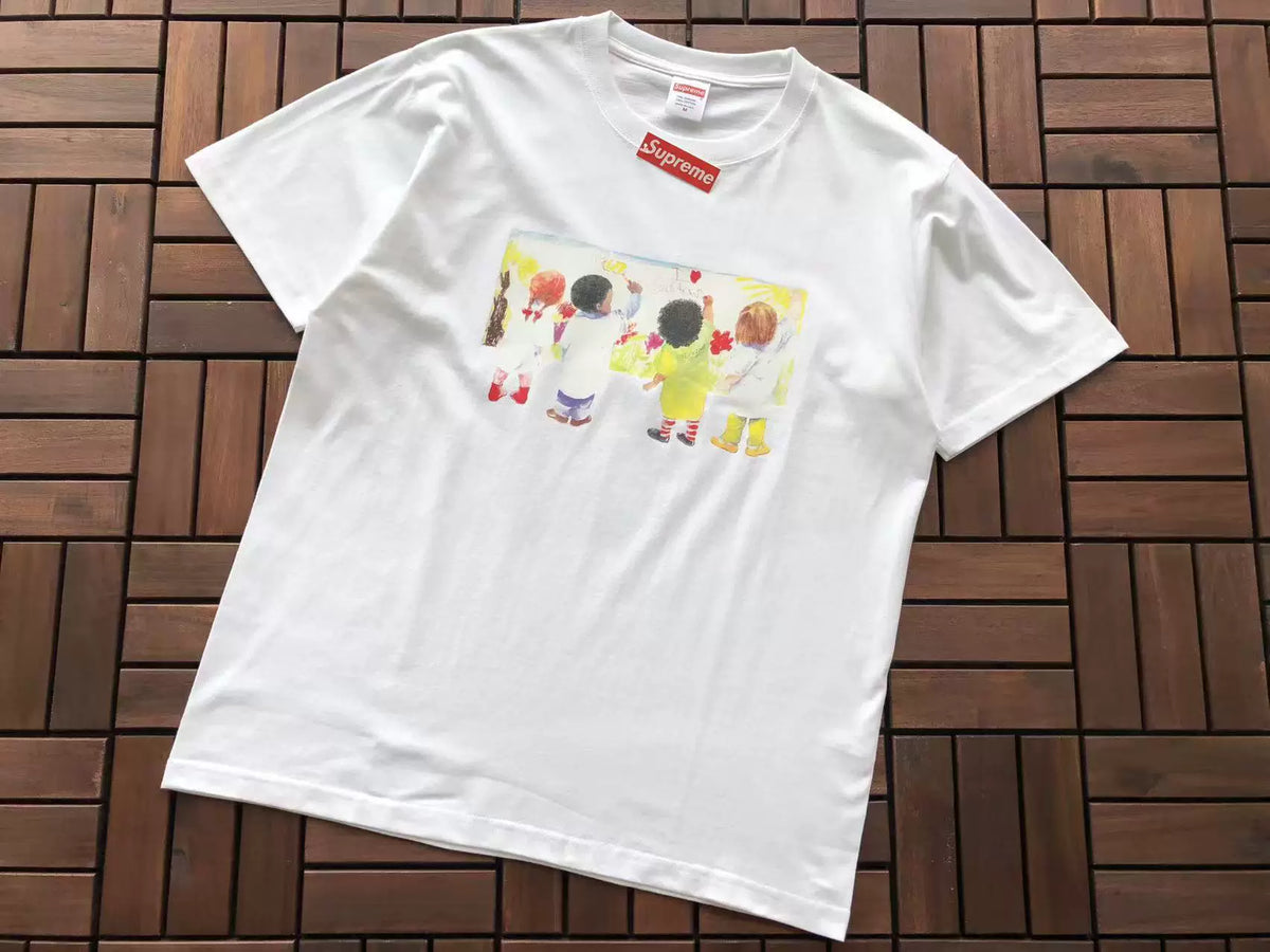 Supreme Kids Graphic T-Shirt White