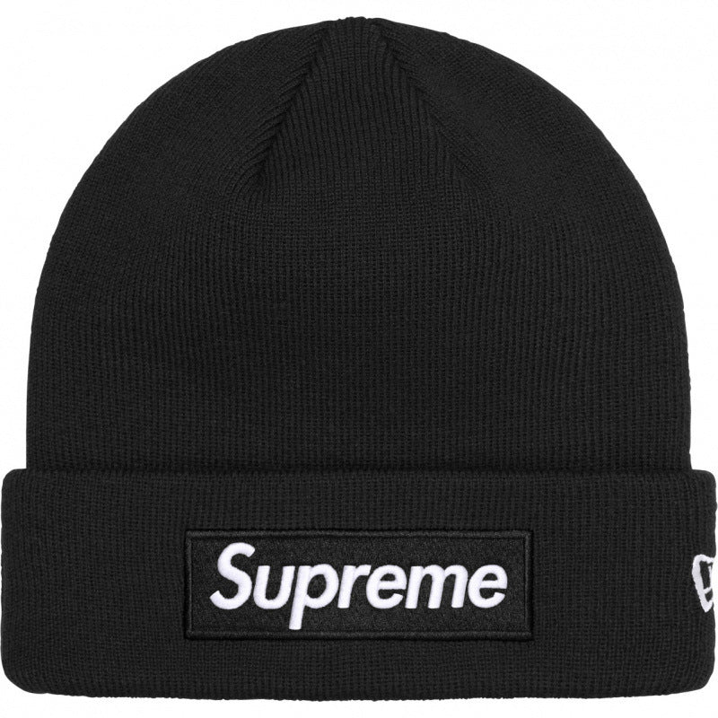 Supreme / New Era Black Box Logo Beanie