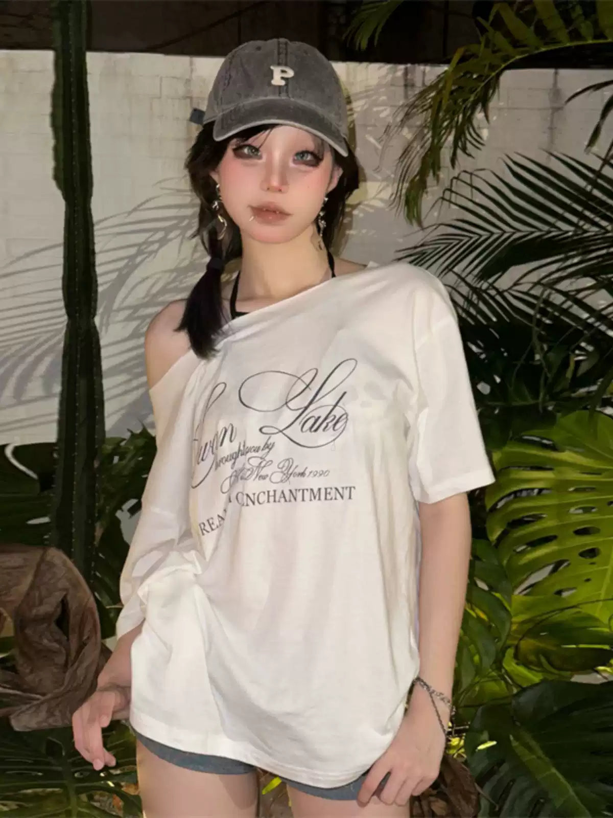 Sisjuly Sun-Kissed Vibrant Girl Oversized Casual T-Shirt