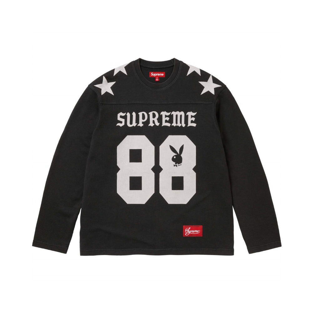 Supreme x Playboy L/S Football Top – Black