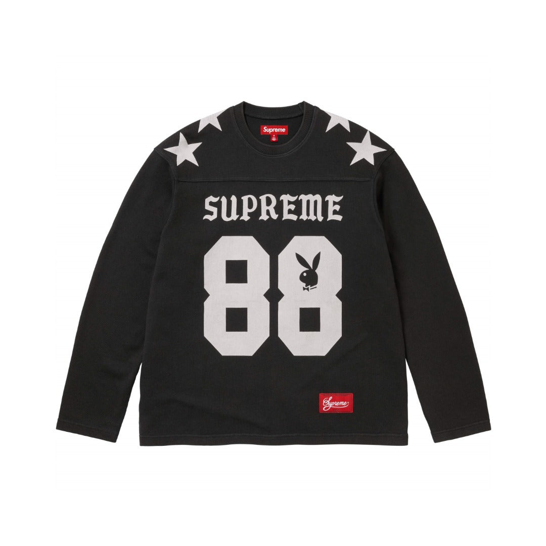 Supreme x Playboy L/S Football Top – Black
