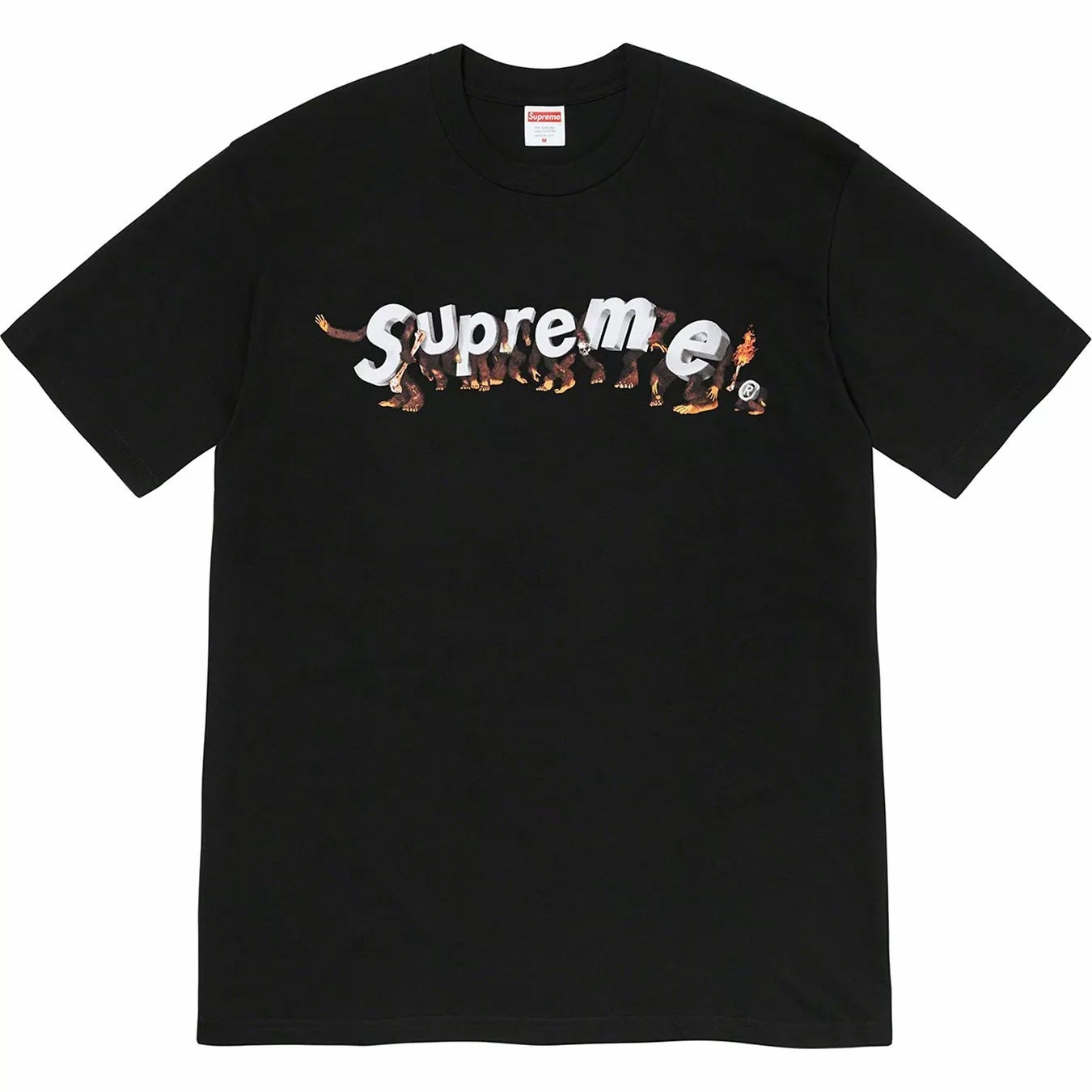 Supreme Black / Multi Graphic Tee