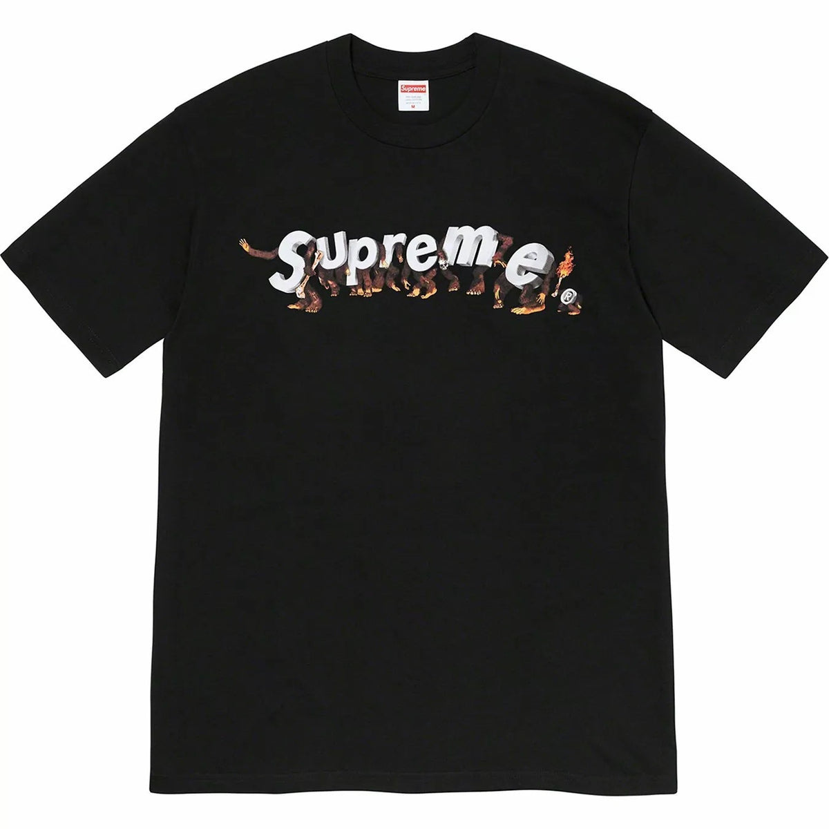 Supreme Black / Multi Graphic Tee