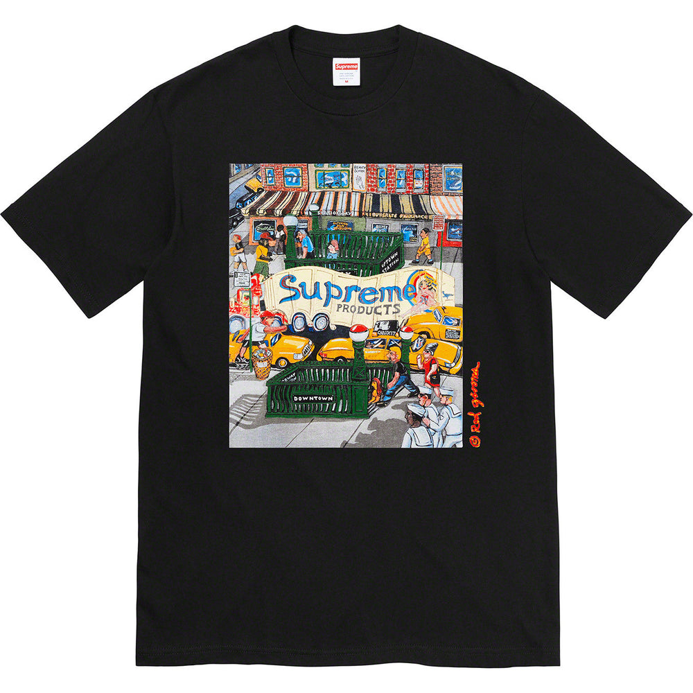 Supreme Mark Gonzales Subway Graphic Black Tee