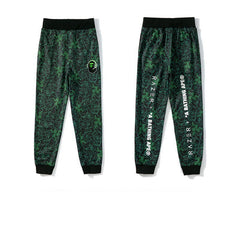 BAPE Shark Head Pants 3D Printed Casual Loose Men's and Women's Sports Casual Sanitary Pants Order Light Mature Casual Mid Waist (7)