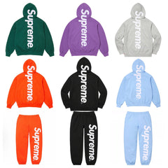 25ss Supreme Satin Apple é Hooded Sweatshirt hooded sweatshirt pants (6)