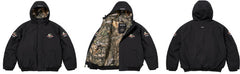 Supreme / Mossy Oak Reversible Hooded Puffer Jacket - Black
