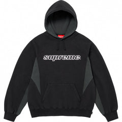 Supreme Outline Hooded Sweatshirt - Black / Charcoal