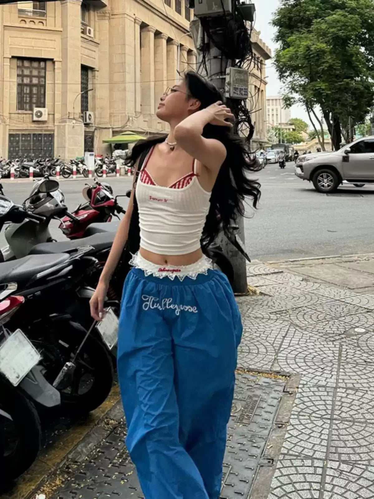 Sisjuly Effortless Slouchy Streetwear Pants