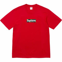 Supreme Red Camo Box Logo T-Shirt