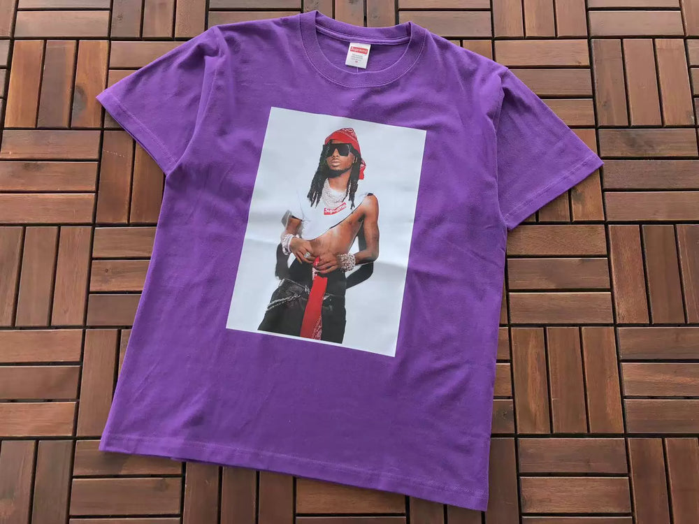 Supreme Playboi Carti Graphic T-Shirt Purple