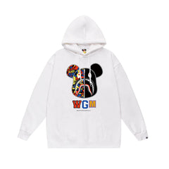 BAPE WGM Bear Shark Head Pullover Hoodie