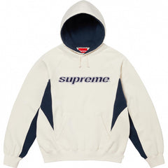 Supreme Outline Hooded Sweatshirt - Natural / Navy