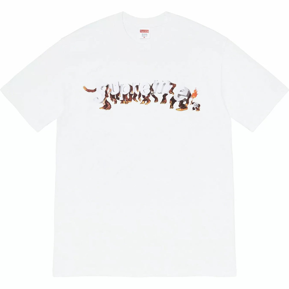 Supreme White / Multi Dogs Graphic T-Shirt