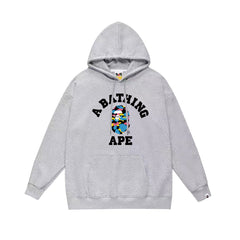 BAPE Multi-Camo College Logo Pullover Hoodie