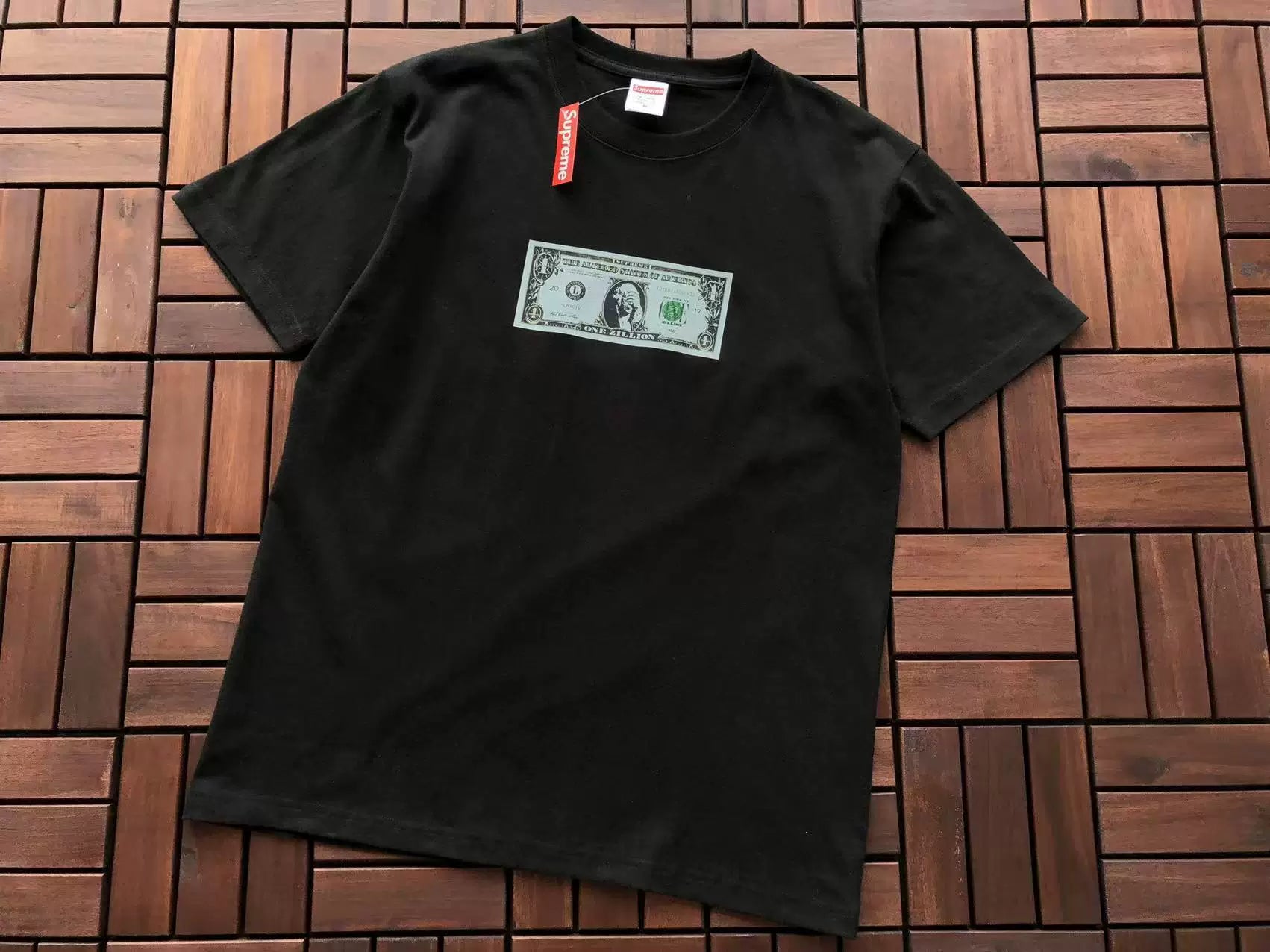 Supreme Dollar Tee (FW17) Black