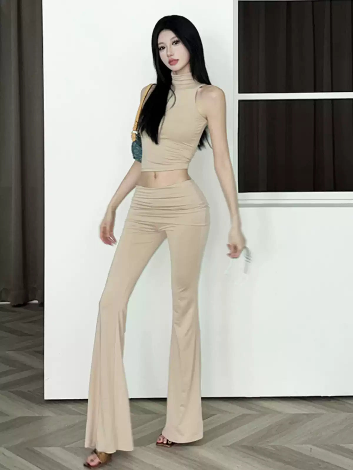 Sisjuly Effortless High-Rise Casual Two-Piece Set