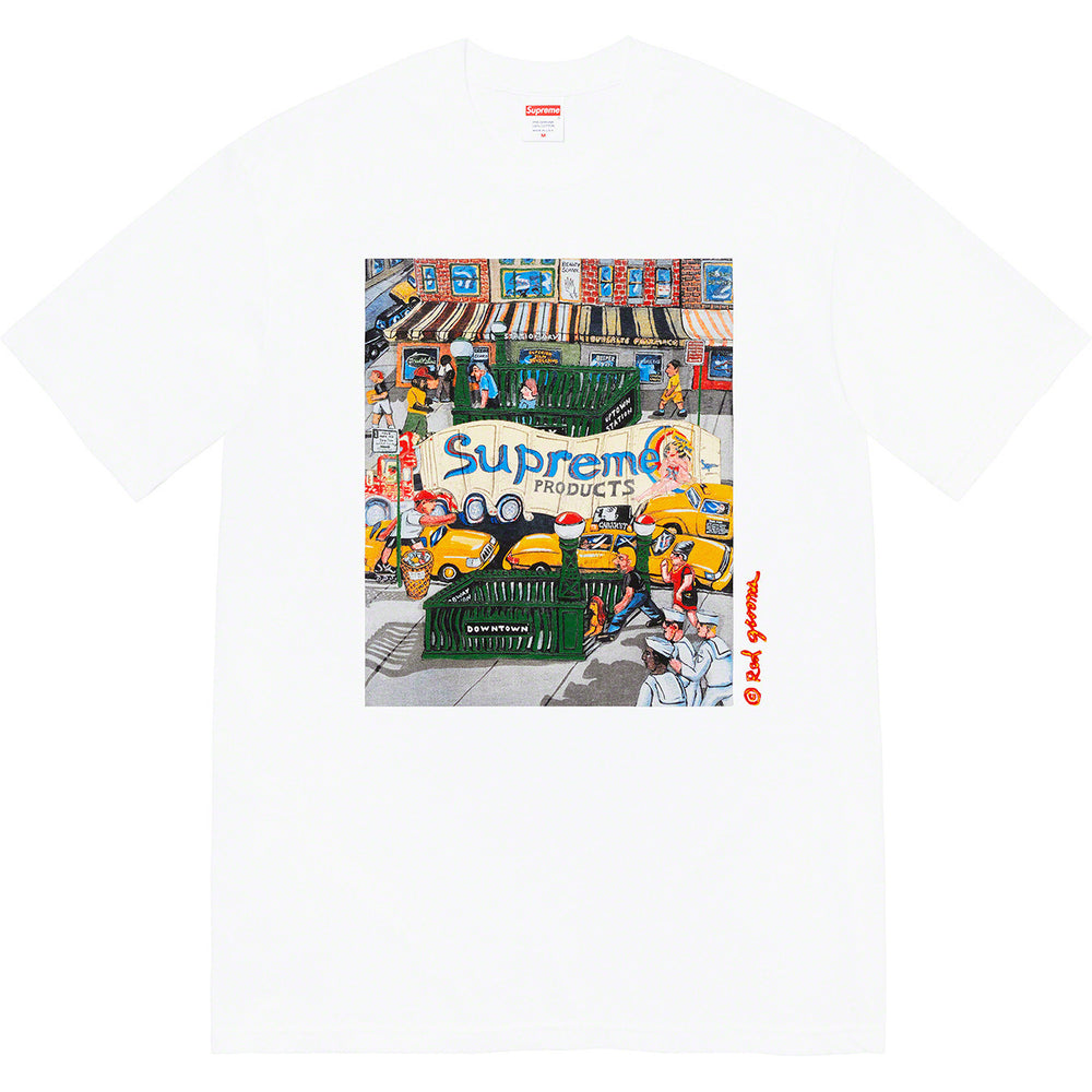 Supreme Mark Gonzales Subway Graphic White Tee