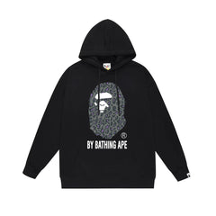 BAPE By Bathing Ape Leopard APE Head Pullover Hoodie