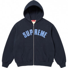 Supreme Arc Thermal Lined Zip Up Hooded Sweatshirt - Navy/Blue
