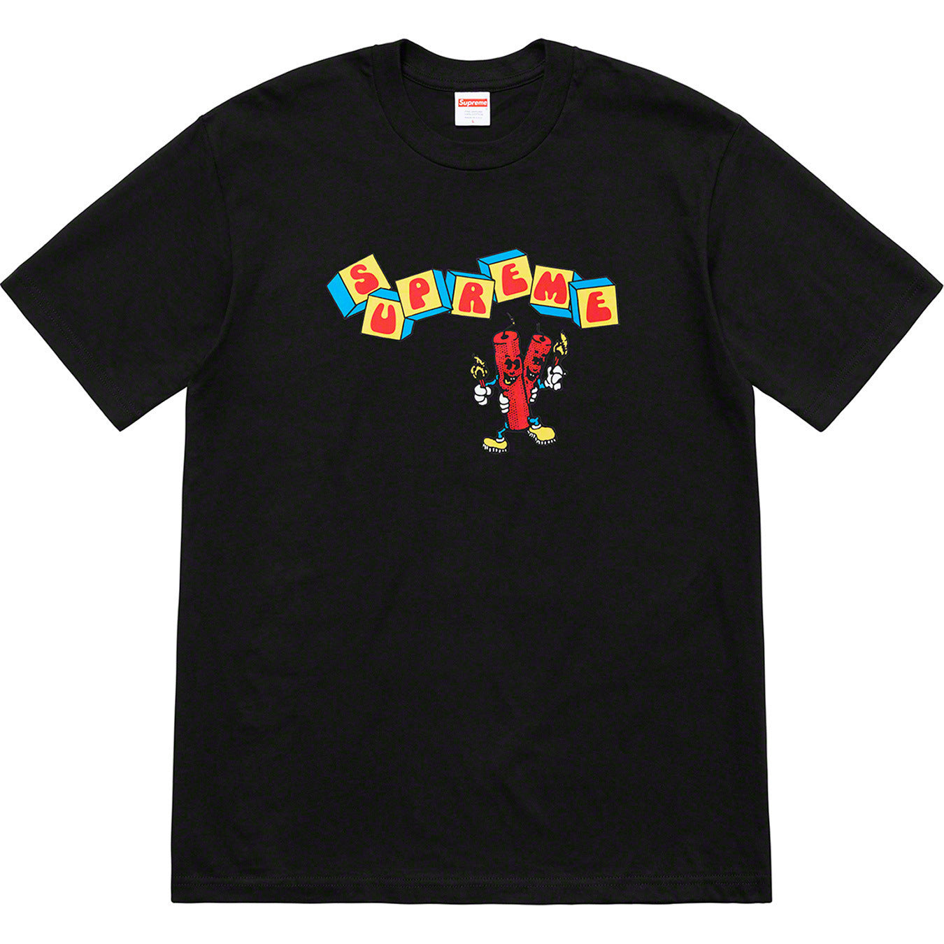 Supreme Dynamite Graphic Black Tee