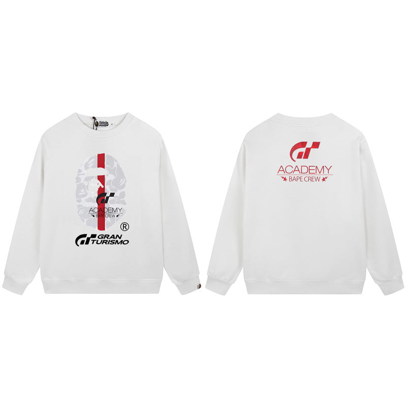BAPE Academy Graphic Crewneck Sweatshirt