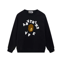 BAPE Circular College Logo Crewneck Sweatshirt