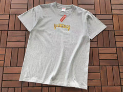 Supreme Gold Grills T-Shirt Heather Grey