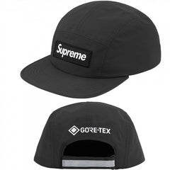 Supreme GORE-TEX Black 5-Panel Box Logo Camp Cap