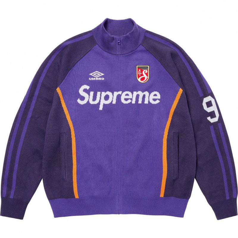 Supreme x Umbro Track Jacket - Purple / Orange