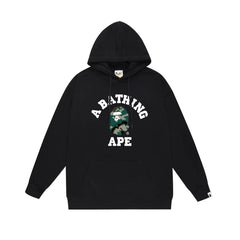 BAPE Blue Camo APE Head Pullover Hoodie