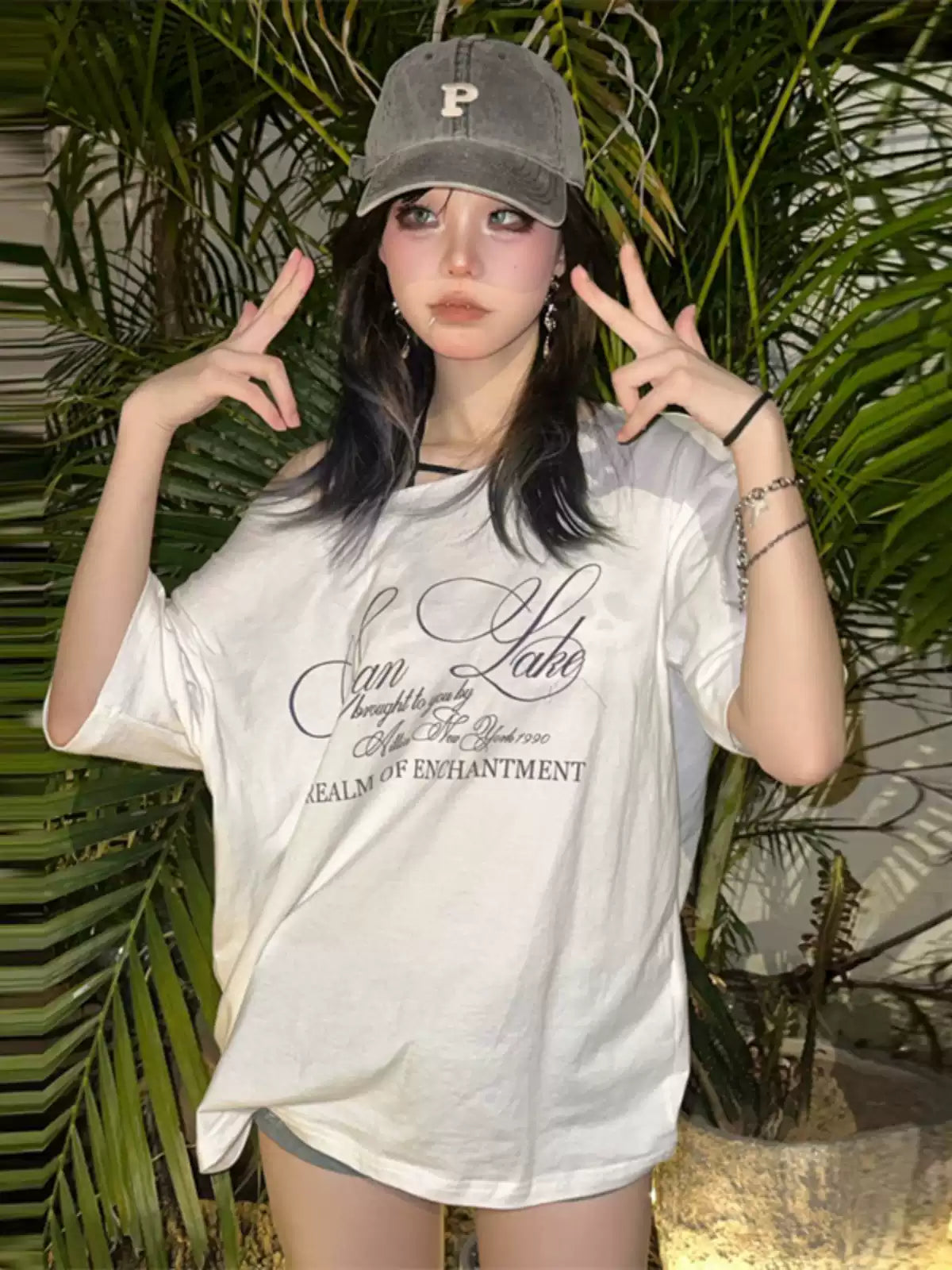 Sisjuly Sun-Kissed Vibrant Girl Oversized Casual T-Shirt