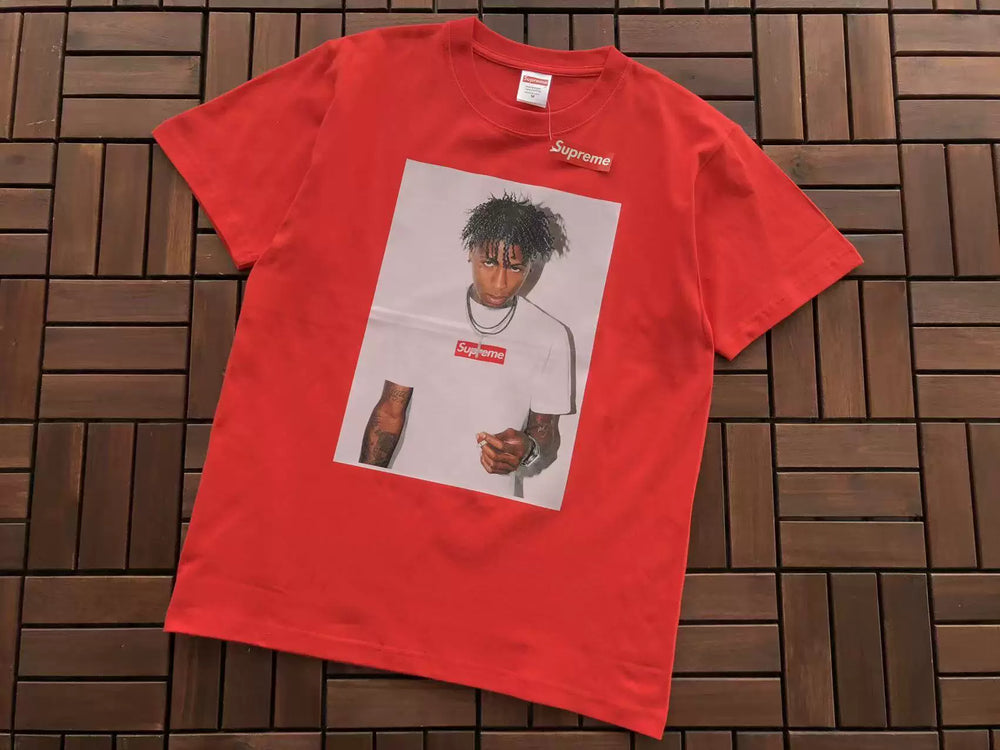 Supreme x NBA YoungBoy Photo T-Shirt - Red