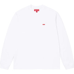 Supreme Small Box L/S Tee – White