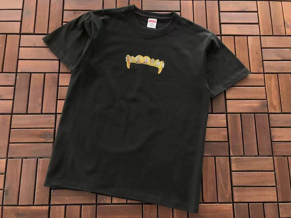Supreme Gold Grills T-Shirt Black